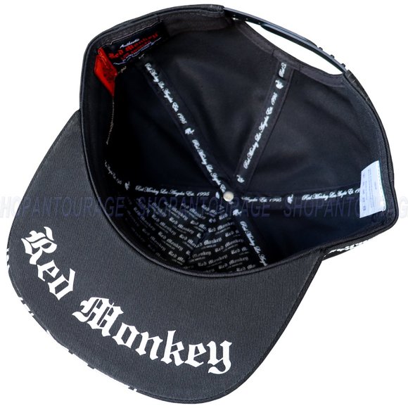 Red Monkey Rising Flat Visor Limited Unisex Trucker Hat Cap RM1414 | 2 Colors - Picture 12 of 15